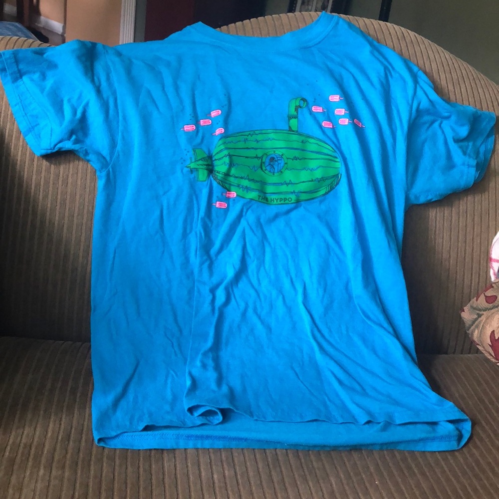 The Hyppo Blue watermelon shirt